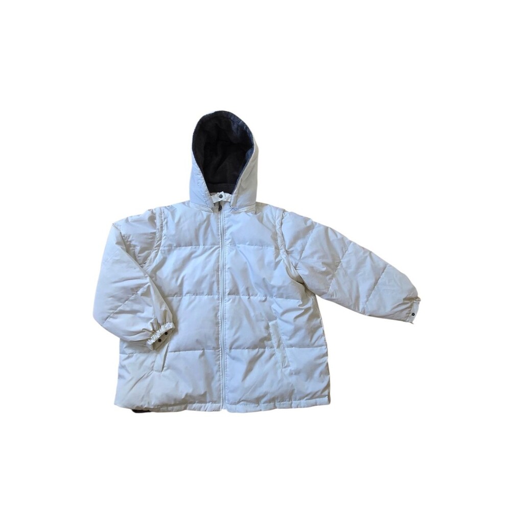 Down White Coat Removeable hood + Sleeves 3X